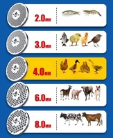Meilleur Prix Machine à Granulés pour Aliments du Bétail, Machine à Granulés pour Poulets, Distributeur de Granulés pour Cerfs, Moulin à Granulés pour Aliments de Volaille