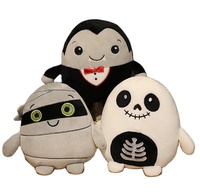 Peluche de haute qualité, poupée zombie vampire pour Halloween, jouet en peluche mignon, cadeaux d'Halloween pour enfants, jouet d'Halloween personnalisé en forme d'animal de dessin animé