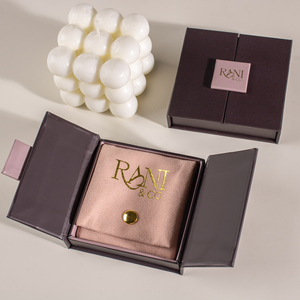 Wholesale Custom Logo Luxury Recyclable Paper Jewelry Box Packaging with New Dual-Opening for Jewelry <strong>Rings</strong> <strong>Storage</strong> - Product Image 3