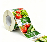Étiquettes autocollantes personnalisées imperméables pour plantes agricoles, rouleau d'étiquettes adhésives pour semis de fruits et piquets en bois pour l'agriculture et le jardinage