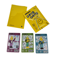 Impression de cartes personnalisées MBTI avec dorure à chaud, fabricant de cartes de qualité supérieure, cartes flash