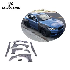 10 TEILE/SATZ MA Stil Fiber Glass F22 Wide Body Kit für BMW F22 M235 2 Serie 2014-2015