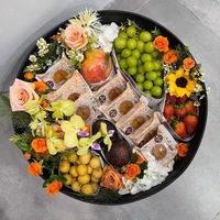 Boîte Cadeau Ronde en Plastique en Gros avec Fenêtre et Corde, Fournitures d'Emballage pour Bouquets de Fleurs, Décoration de Mariage et Fêtes