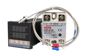 REX-C100 תרמוסטט + צמד תרמי + 40DA מצב מוצק ממסר + רדיאטור טמפרטורת בקרת סט - Product Image 4