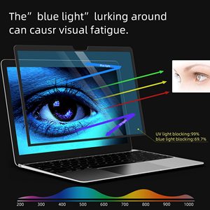 Protection d'écran anti-lumière bleue et anti-reflet pour MacBook Air 13.6 M5 2026, film de protection d'écran pour ordinateur portable, protection des yeux, fourni par l'usine - Product Image 3