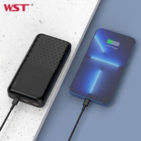 Banques d'alimentation WST de haute qualité, charge rapide PD 20W, volume élevé 22,5W, 20000 mAh