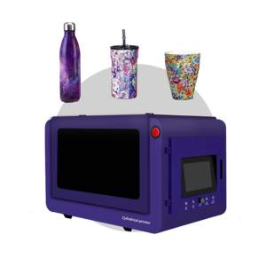 <span class=keywords><strong>Imprimante</strong></span> UV rotative à 360° compacte et polyvalente pour bouteilles, gobelets et objets cylindriques - Product Image 3