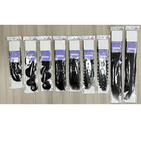 Mira Cheveux Humains Pré-Séparés pour Crochet, Ondulés, en Vrac, Tresses Bohèmes, Extensions de Cheveux Humains au Crochet Sans Nœuds 50g