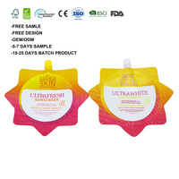 Sac d'emballage cosmétique durable personnalisé avec poche à bec verseur en EVA pour crème solaire, lotion, crème pour les yeux - Sacs de voyage en plastique écologiques