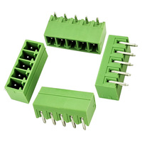 Bloque de terminales PCB enchufable de paso de 3.50mm - Conector de pines en ángulo recto con brida para conexión sin soldadura