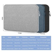 Housse d'ordinateur portable tendance personnalisée, avec poignée, anti-chute, rembourrage à coussin d'air, étanche, pour professionnels – Meilleures ventes