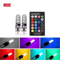 T10 LED voiture Signal lumineux G501 194 Auto ampoule W5w blanc rouge jaune bleu pour voiture feux diurnes automobile feu arrière