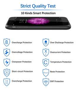 Iniu — coque <span class=keywords><strong>de</strong></span> téléphone d'origine OEM, banque d'alimentation 5V, 1A, 2800mah, pour <span class=keywords><strong>iPhone</strong></span> 6, <span class=keywords><strong>6s</strong></span> - Product Image 6