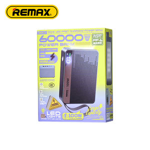 FP-6 Banco de Energía de Carga Rápida con Luz LED de 100W, 60000mAh de Capacidad Ultra Grande, FP-6 REMAX FP-6 100W FP-6 - Product Image 4