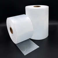 Film en rouleau PE anti-poussière haute pression pour emballage en plastique cylindrique, sacs à passage direct, emballage en tissu long et fin