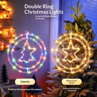 Guirlande lumineuse LED de Noël transfrontalière, décorations de fête, télécommande, IP43, 40 lumières, 3m, style filaire