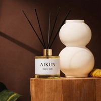 AIKUN Diffuseur à bâtonnets personnalisé avec parfum sur mesure en 1 jour, échantillon en 3 jours, livraison en 7 jours, coffret cadeau de marque privée