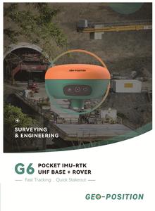 อุปกรณ์สำรวจถนนและสะพาน ระบบ RTK ขั้นสูง รุ่น Engine1408 ช่องสัญญาณ 1408 ช่อง ระบบ IMU RTK GPS GNSS ระบบระบุตำแหน่ง G6 DGPS GNSS GPS RTK Hi Target V - Product Image 2