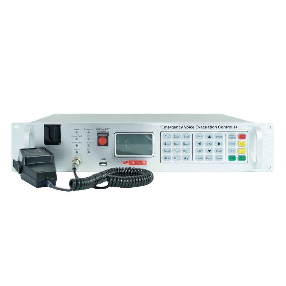 AW-EVC100 Emergency Voice Evacuation Controller Fire Proof Speaker ...