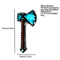 Épées et couteaux de pirate gonflables pour fête d'anniversaire, fête à la piscine, cosplay, accessoires de costume d'Halloween, accessoires de scène, jouet aquatique pour enfants