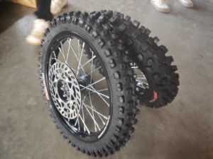 Pneu tout-terrain <span class=keywords><strong>KEN</strong></span>* 12/14 pouces avant et arrière avec chambre à air pour moto électrique, pneus tout-terrain, jantes en alliage à rayons - Product Image 2