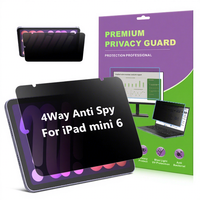 GOFSHIELD Film Filter privasi 4Way khusus pabrik langsung untuk Tablet antimata-mata melindungi mata cahaya biru memblokir layar antisilau