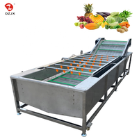 Dzjx Hydroxyl Fruit En Groente Verwerkingslijn Reiniging Drogen Sorteren Waxen Machine Citrusvruchten Wasmachine