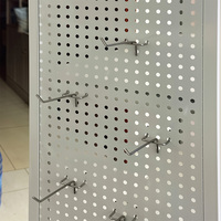 Panel de Tablero Perforado Colorido - Tablero Organizador de Almacenamiento Montado en la Pared para Garaje, Taller, Oficina (Varios Tamaños)