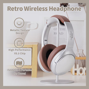 <span class=keywords><strong>Casque</strong></span> de sport sans fil rétro en métal VJE901 Deep Bass Hifi Stereo Music Earphone Over Ear Noise Cancelling Gaming Headphone - Product Image 2