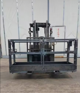 Piattaforma di Lavoro Elevabile Industriale con Doppia Porta d'Ingresso, Nuova Gabbia di Sicurezza per Carrello Elevatore con <span class=keywords><strong>Cestello</strong></span> in Acciaio - Product Image 4