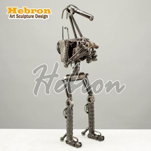 Modelo de <span class=keywords><strong>Teléfono</strong></span> Metálico Vintage, Artesanía Decorativa para el Hogar, Decoración de Escritorio, Cabina Telefónica para Decoración de Bodas - Product Image 4