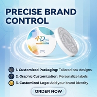 Ivista 4D ML Multilayer Gradient Dental Zirconia Block untuk Restorasi Jembatan Malong CAD CAM Milling Disc Buatan Khusus