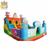 WODI Aire de jeux gonflable commerciale en PVC de qualité professionnelle 0,55 mm, château gonflable commercial pour enfants et adultes, OEM disponible