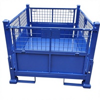 YOUGU Vente chaude, boîte en acier à mailles empilable personnalisée, durable, cage en métal pliable, capacité de 1000 kg