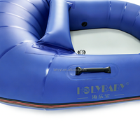 Kayak gonflable léger Hailebao en PVC, bateau escargot gonflable pour la pêche en lac, les loisirs aquatiques, les fêtes au bord de la piscine et le camping sauvage