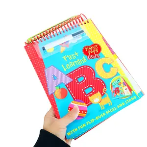 Op Maat Gemaakte Alfabetletters Abc Leren Voorschoolse Praktijk Schrijven Boek Uitwisbaar Boek Vroeg Leren Boek