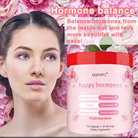 LDJ OEM Capsules d'hormones heureuses Offre Spéciale soutient la santé hormonale Myo-lnositol D-Chiro Inositol 120 Capsules pour femmes