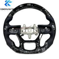 Volant de voiture en fibre de carbone Muscle avec LED pour Dodge Durango Charger Challenger SRT 2011 2013 2014 2019 2021 2022 2023