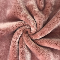 Kingcason Fabricant Chinois Tissu Molleton Polaire Flanelle 100% Polyester Doux et Moelleux pour Textile de Maison