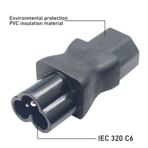 Conector Iec C13, adaptador de corriente de 16A a C6 C6-C13, extensión Pdu moldeada - Product Image 3