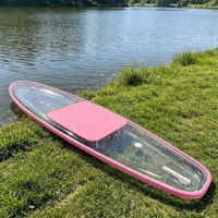 WOLANG Nouvelle Planche de Stand Up Paddle Gonflable Transparente Tendance pour le Surf (Vente en Gros)