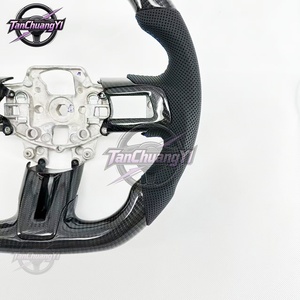 Volant de voiture personnalisé en fibre de carbone véritable, prix net pour <span class=keywords><strong>Mustang</strong></span> 2015-2017, pour Ford SHELBY GT350 2015-2017 - Product Image 4