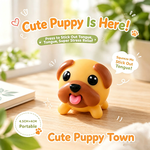 Tongue-out Puppy Stress Relief Squeeze <b>Toy</b>, Cute and Healing, Perfect <b>Desktop</b> Decoration Gift for Friends - Product Image 5