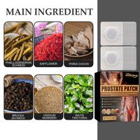 Nombril prostatique naturel soulager le traitement du plâtre urinaire coussin de prostate à base de plantes Patch de santé masculine