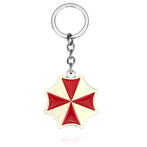 Juego de la serie accesorios Metal malvado residente 8 logotipo coche llavero hombres - Product Image 2