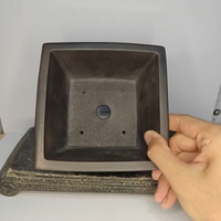 Pot à Bonsaï Yixing en Sable Violet de Haute Qualité, Fait Main, Style Antique, avec Design Pieds en Nuage
