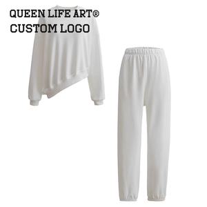 カスタム2ピースパーカーセット女性用特大ニットコットンポリエステルビンテージジッパー,タイパーエースプリントボタンリップショート - Product Image 2