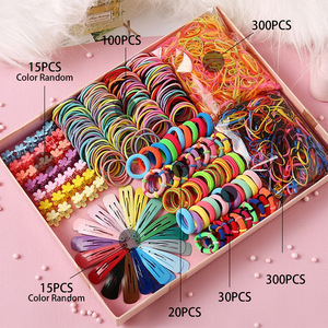 2024 Latest Design Mixed Set 780 Piece/boxes <strong>Girls</strong> Cute Elastic Hair Band Hair Claws and Clip <strong>Girls</strong> <strong>Accessories</strong> - Product Image 6