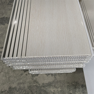 Sonsill hiện đại nghệ thuật PVC Panel tường bóng trần cho phòng ngủ trang trí nội thất giá thấp thiết kế vuông cho khách sạn sử dụng không thấm nước - Product Image 5