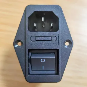 AC Ổ Cắm Điện Bộ lọc <span class=keywords><strong>EMI</strong></span> IEC ổ cắm Bộ lọc CW2C-06A-T 6A 10A 115/250V AC chuyển đổi cầu chì ổ cắm bộ lọc - Product Image 1